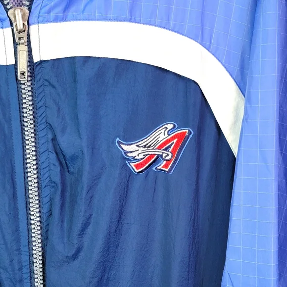 Starter Anaheim Angels MLB Lightweight Windbreaker Jacket Full Zip Coat 2XL - Picture 6 of 15